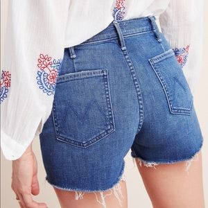 Mother Tomcat Patchwork Shorts